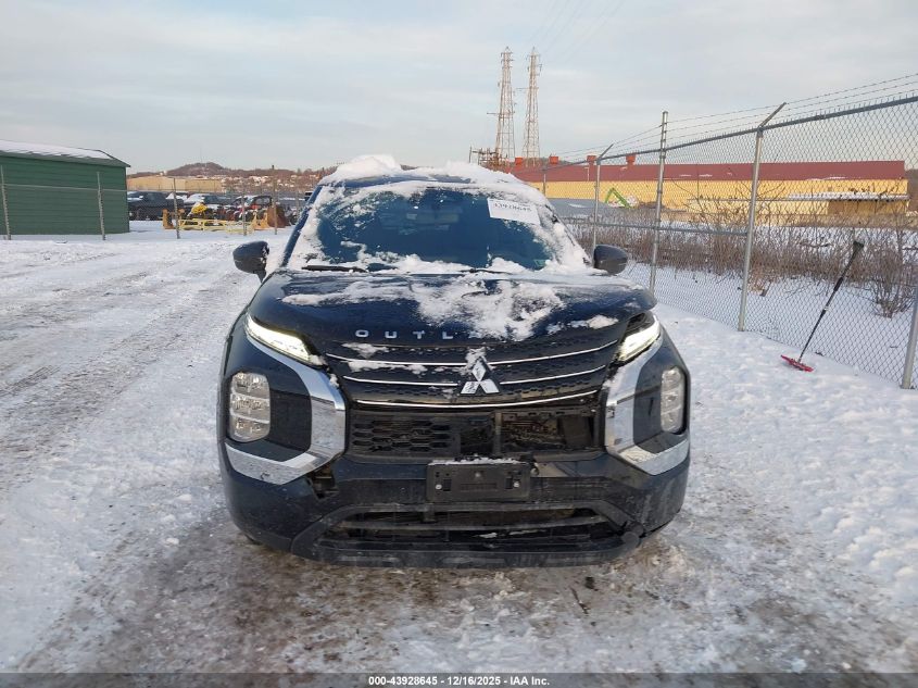 2022 Mitsubishi Outlander Es 2.5 S-Awc VIN: JA4J4TA8XNZ050352 Lot: 43928645