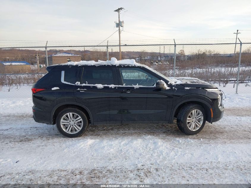 2022 Mitsubishi Outlander Es 2.5 S-Awc VIN: JA4J4TA8XNZ050352 Lot: 43928645