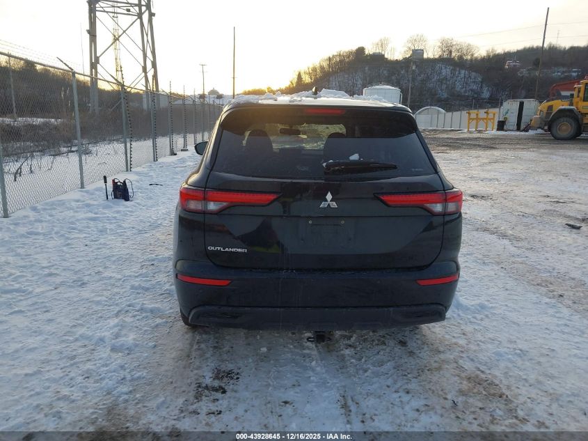 2022 Mitsubishi Outlander Es 2.5 S-Awc VIN: JA4J4TA8XNZ050352 Lot: 43928645