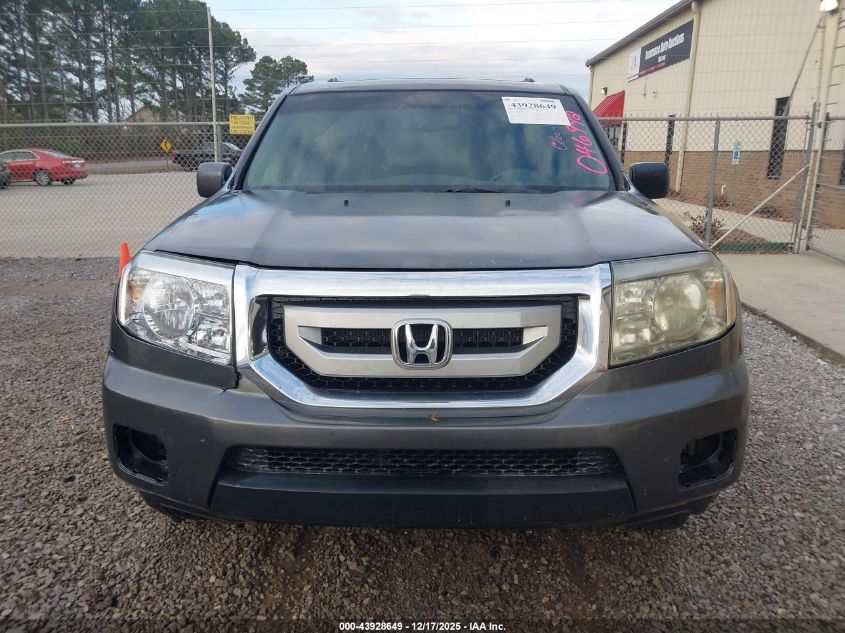 2011 Honda Pilot Ex-L VIN: 5FNYF3H5XBB046992 Lot: 43928649