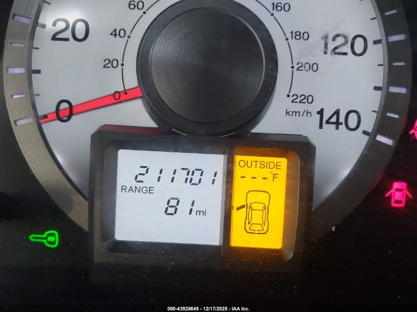 2011 Honda Pilot Ex-L VIN: 5FNYF3H5XBB046992 Lot: 43928649