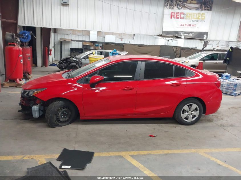 2018 Chevrolet Cruze Ls Auto VIN: 1G1BC5SM7J7198946 Lot: 43928652