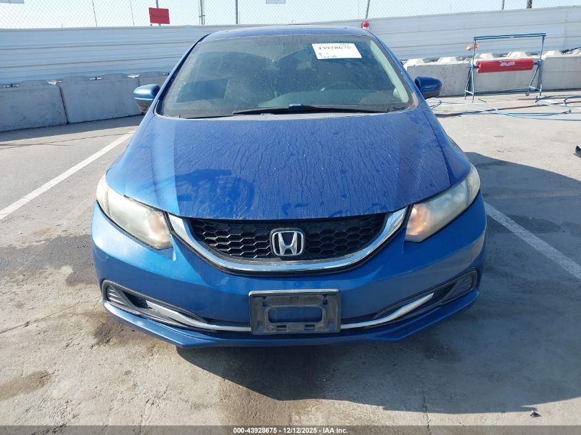 2014 Honda Civic Ex VIN: 19XFB2F8XEE252544 Lot: 43928675