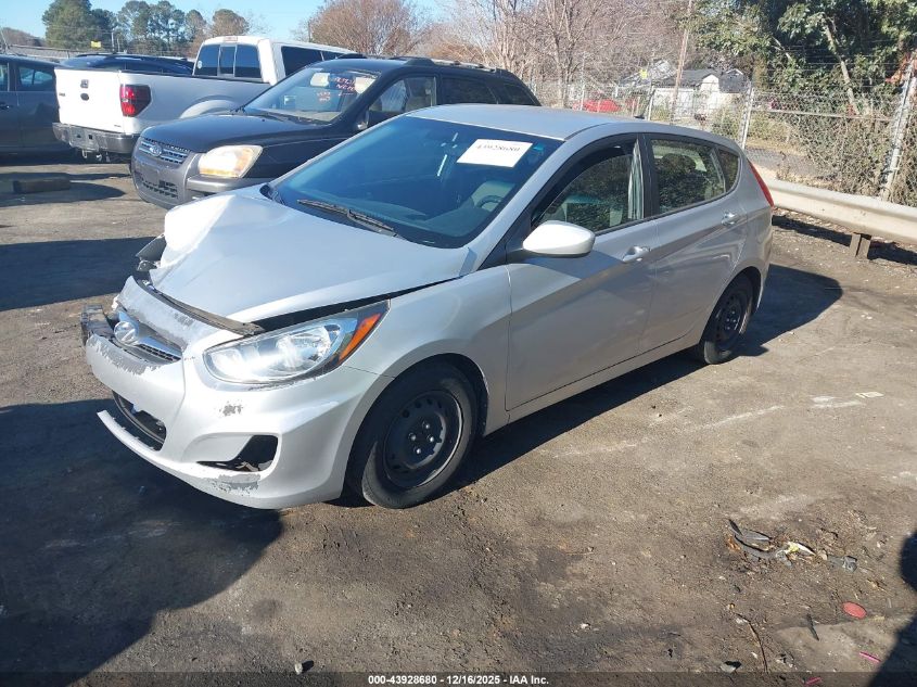 2014 Hyundai Accent Gs VIN: KMHCT5AE2EU165202 Lot: 43928680