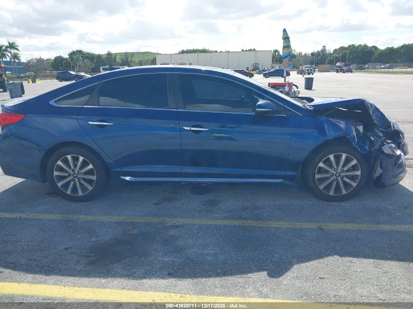 2017 Hyundai Sonata Limited VIN: 5NPE34AF2HH443725 Lot: 43928711