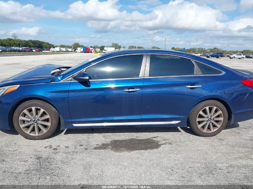 2017 Hyundai Sonata Limited VIN: 5NPE34AF2HH443725 Lot: 43928711