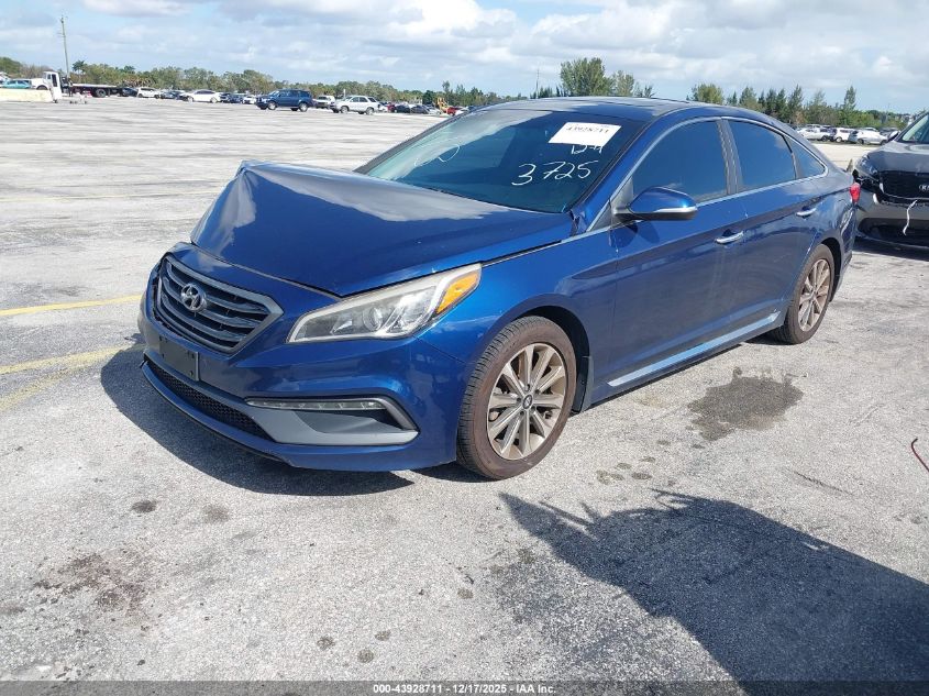 2017 Hyundai Sonata Limited VIN: 5NPE34AF2HH443725 Lot: 43928711
