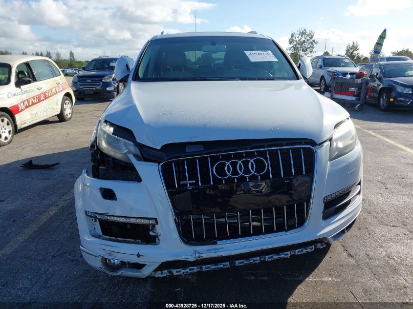 2015 Audi Q7 3.0T Premium VIN: WA1LGAFE4FD027814 Lot: 43928726