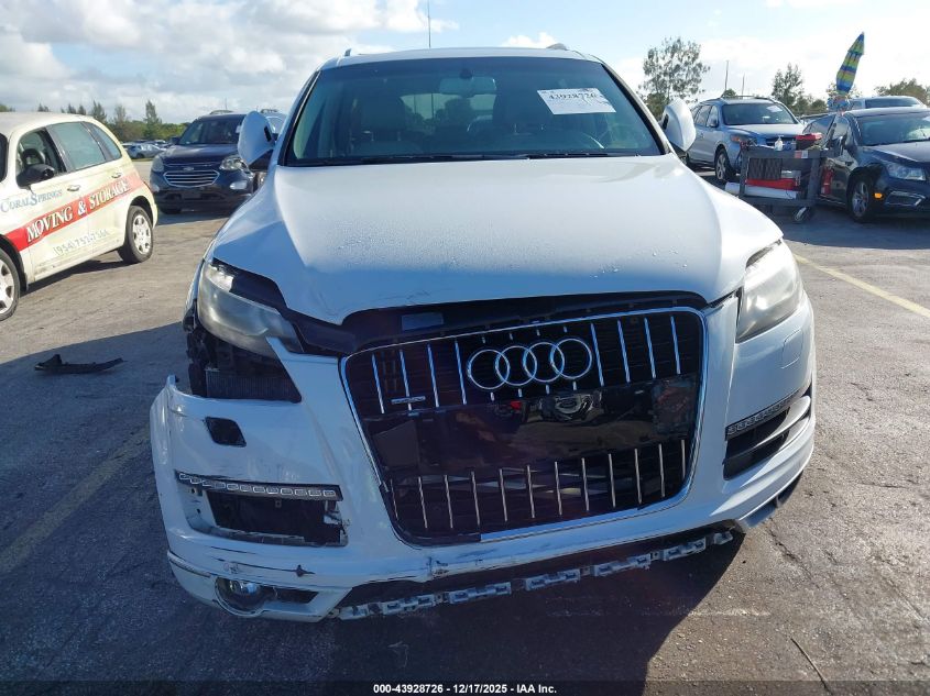2015 Audi Q7 3.0T Premium VIN: WA1LGAFE4FD027814 Lot: 43928726