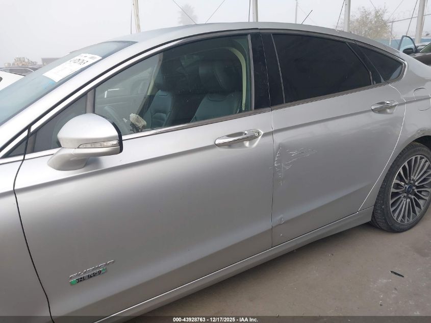 2017 Ford Fusion Energi Se Luxury VIN: 3FA6P0PU3HR329291 Lot: 43928763