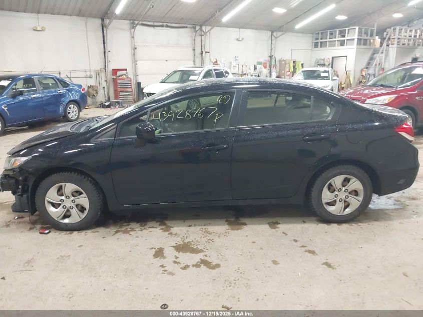 2015 Honda Civic Lx VIN: 19XFB2F58FE120101 Lot: 43928767