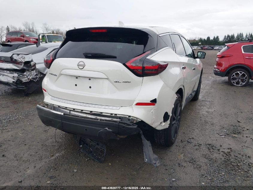 2024 Nissan Murano Sl Intelligent Awd VIN: 5N1AZ2CS5RC102338 Lot: 43928777