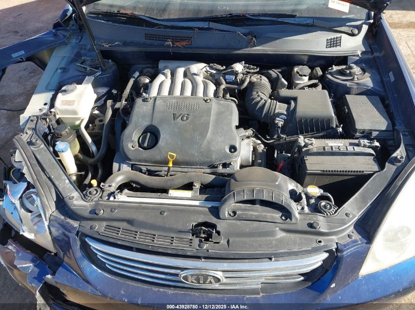 2008 Kia Optima Lx V6 VIN: KNAGE124785215747 Lot: 43928780