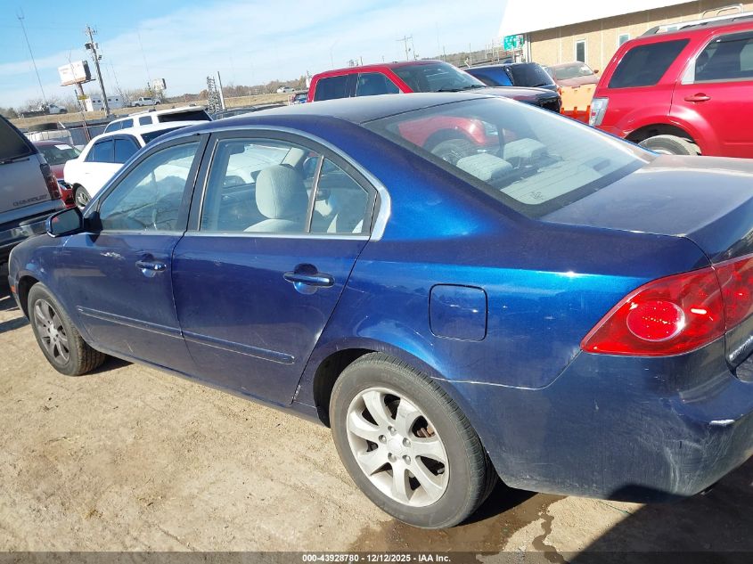 2008 Kia Optima Lx V6 VIN: KNAGE124785215747 Lot: 43928780