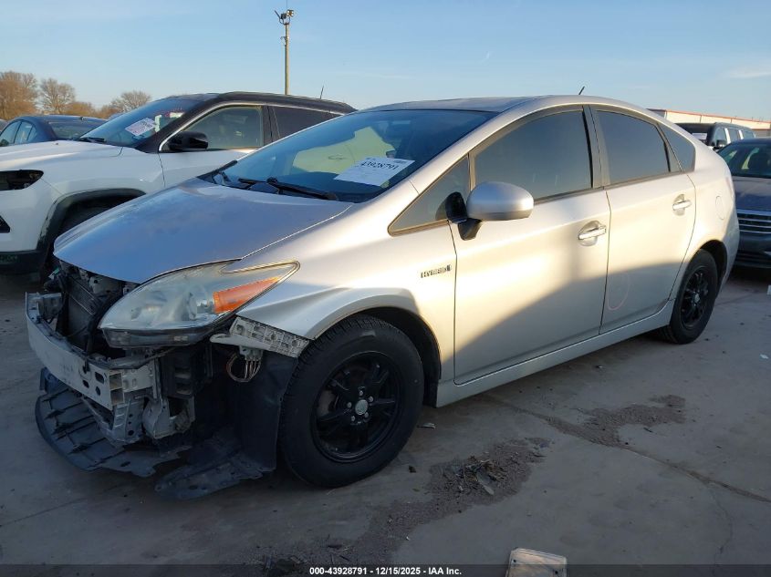 2014 Toyota Prius Two VIN: JTDKN3DU2E0382919 Lot: 43928791