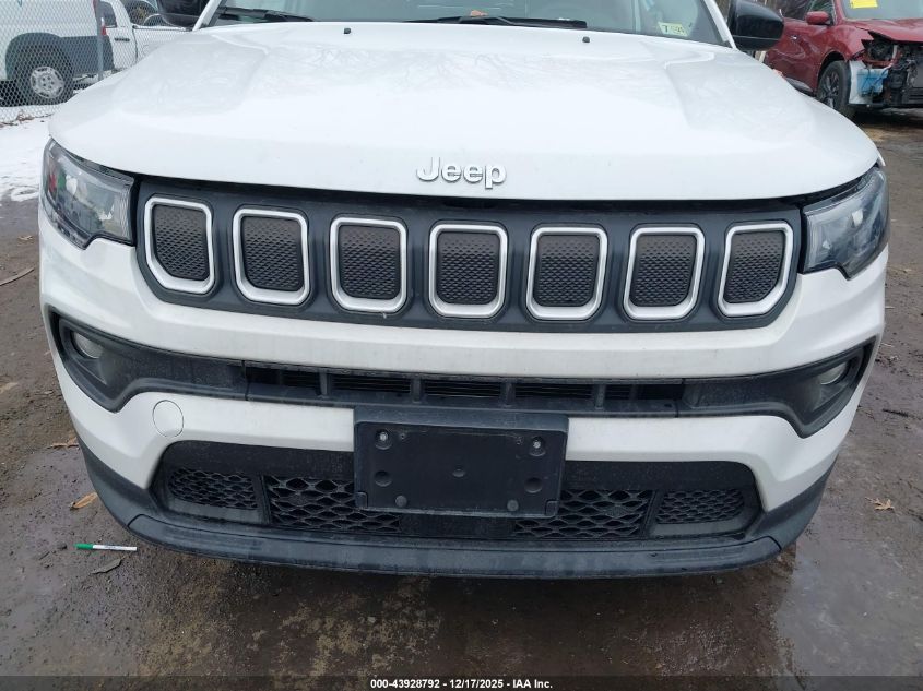 2022 Jeep Compass Latitude Lux 4X4 VIN: 3C4NJDFB7NT133335 Lot: 43928792