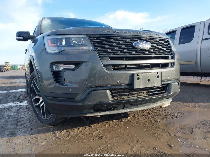 2018 Ford Explorer Sport VIN: 1FM5K8GTXJGA11462 Lot: 43928793