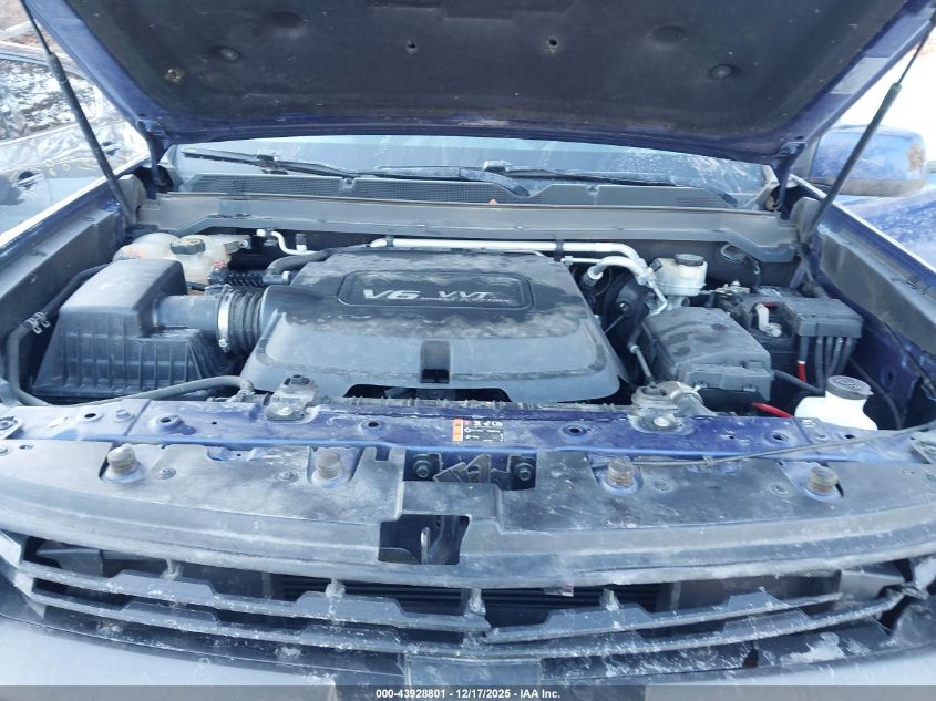 2016 Chevrolet Colorado Z71 VIN: 1GCGTDE36G1208114 Lot: 43928801