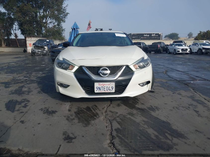 2016 Nissan Maxima 3.5 Sr VIN: 1N4AA6AP5GC424885 Lot: 43928821