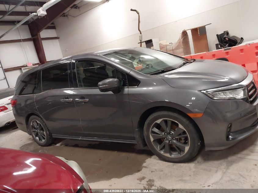 2022 Honda Odyssey Elite VIN: 5FNRL6H95NB064757 Lot: 43928822