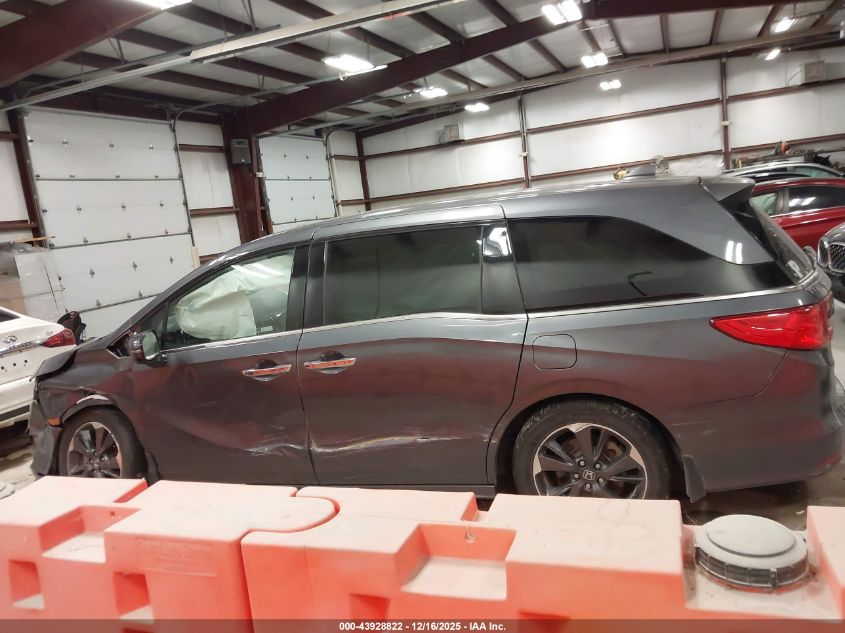 2022 Honda Odyssey Elite VIN: 5FNRL6H95NB064757 Lot: 43928822