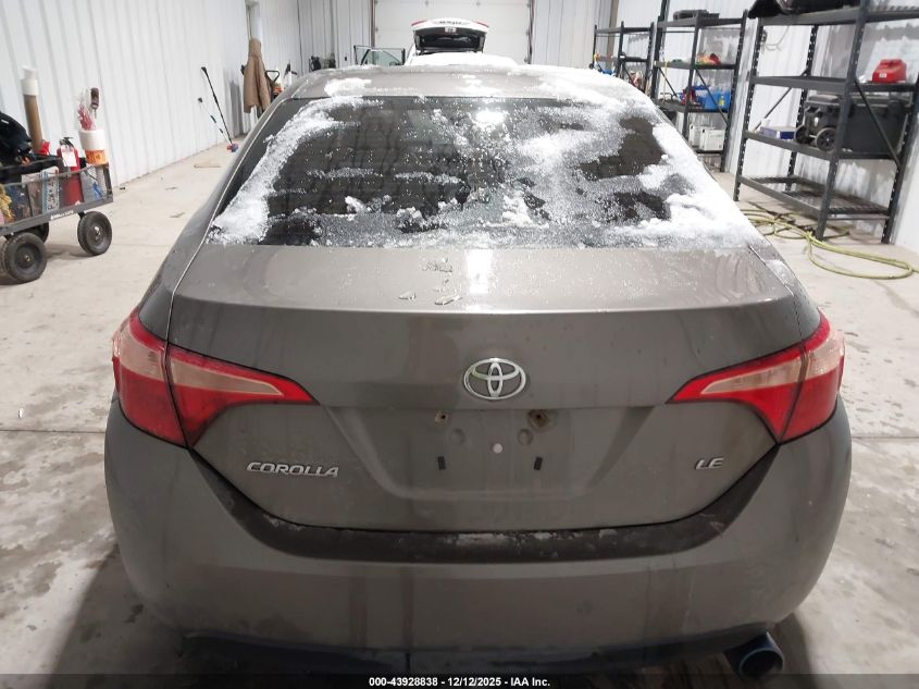 2018 Toyota Corolla Le VIN: 2T1BURHE3JC013494 Lot: 43928838