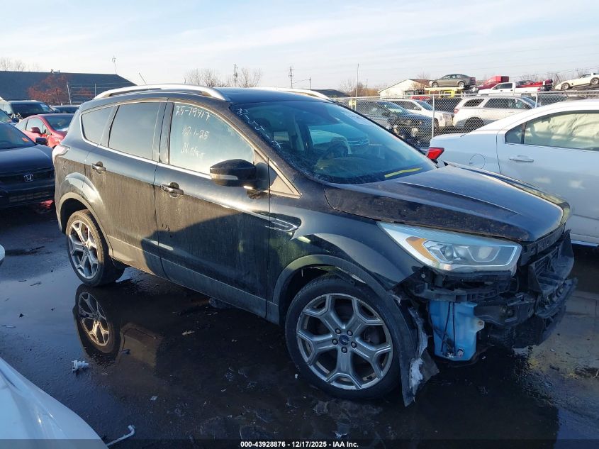 2017 Ford Escape Titanium VIN: 1FMCU9J90HUA03256 Lot: 43928876