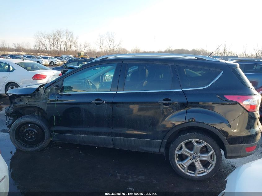 2017 Ford Escape Titanium VIN: 1FMCU9J90HUA03256 Lot: 43928876