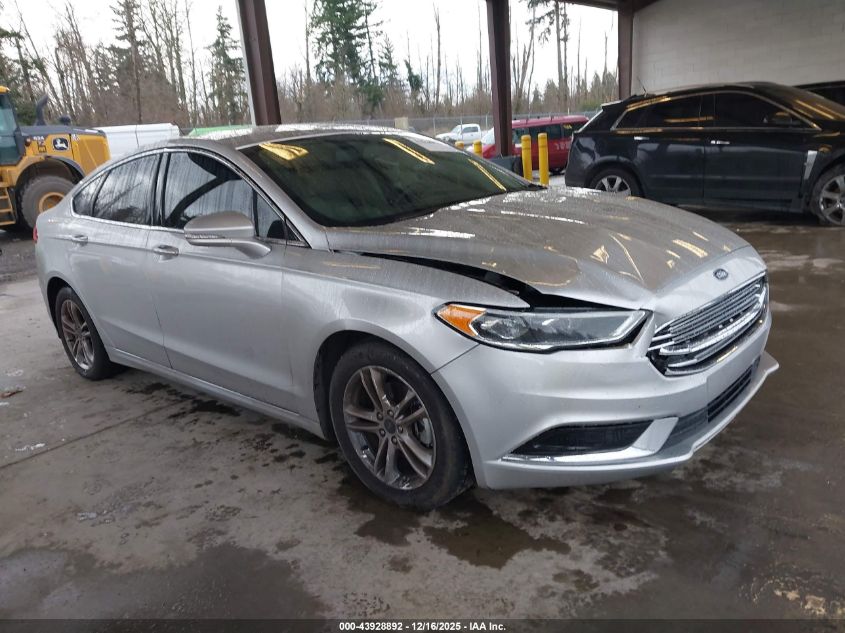 2018 Ford Fusion Se VIN: 3FA6P0HD1JR227105 Lot: 43928892