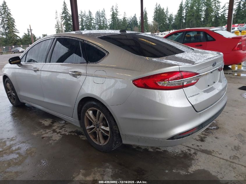 2018 Ford Fusion Se VIN: 3FA6P0HD1JR227105 Lot: 43928892