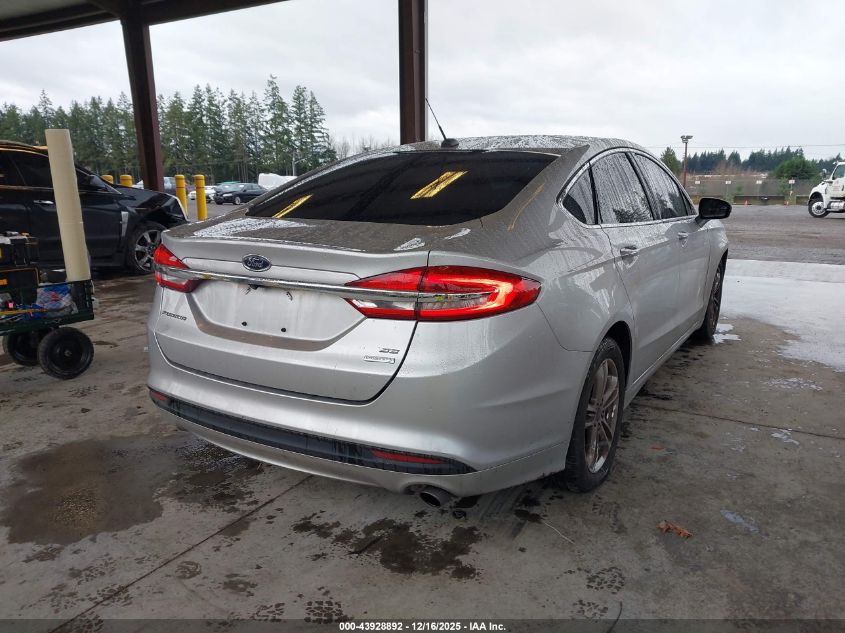 2018 Ford Fusion Se VIN: 3FA6P0HD1JR227105 Lot: 43928892