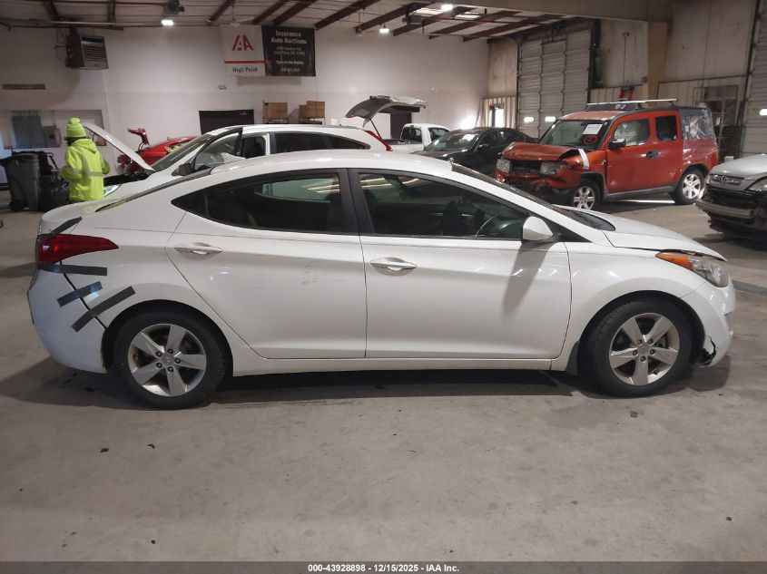 2013 Hyundai Elantra Gls VIN: 5NPDH4AE0DH298585 Lot: 43928898