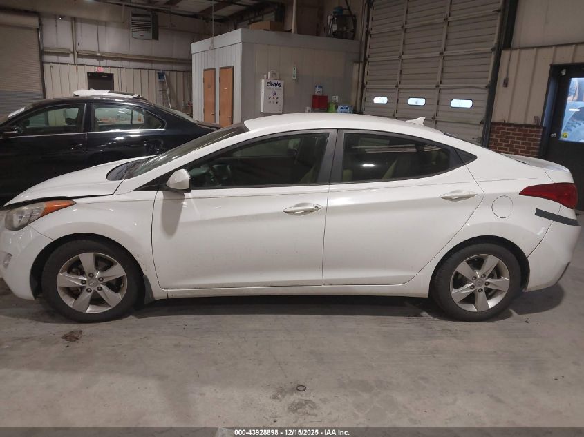 2013 Hyundai Elantra Gls VIN: 5NPDH4AE0DH298585 Lot: 43928898