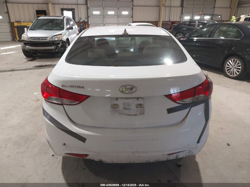 2013 Hyundai Elantra Gls VIN: 5NPDH4AE0DH298585 Lot: 43928898