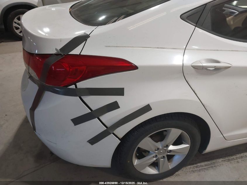 2013 Hyundai Elantra Gls VIN: 5NPDH4AE0DH298585 Lot: 43928898