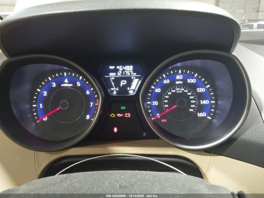 2013 Hyundai Elantra Gls VIN: 5NPDH4AE0DH298585 Lot: 43928898