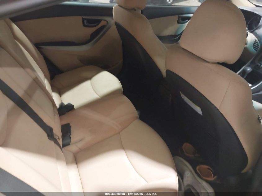 2013 Hyundai Elantra Gls VIN: 5NPDH4AE0DH298585 Lot: 43928898