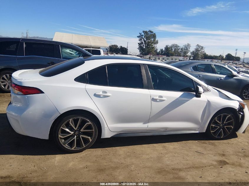 2022 Toyota Corolla Se VIN: 5YFS4MCE7NP136618 Lot: 43928909