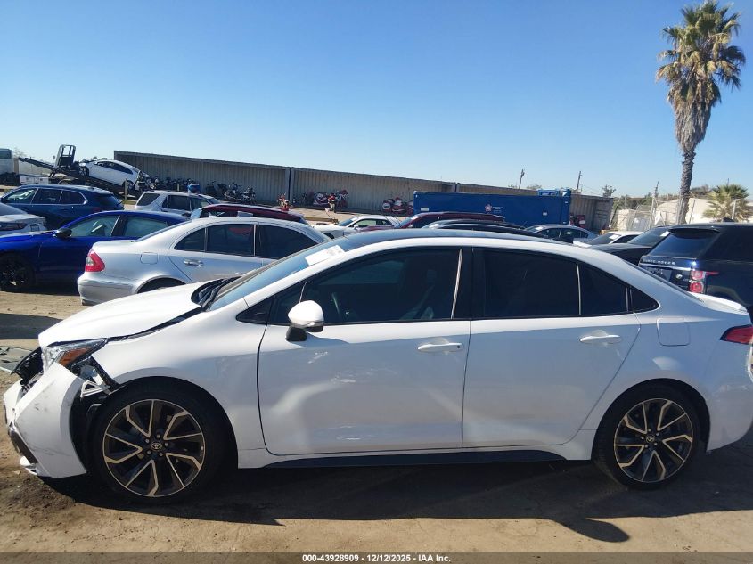 2022 Toyota Corolla Se VIN: 5YFS4MCE7NP136618 Lot: 43928909