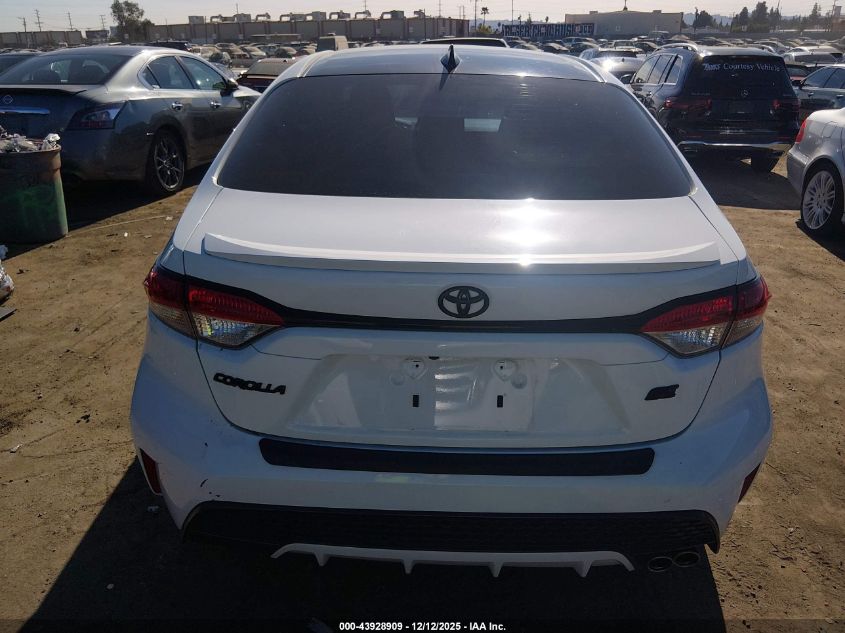2022 Toyota Corolla Se VIN: 5YFS4MCE7NP136618 Lot: 43928909