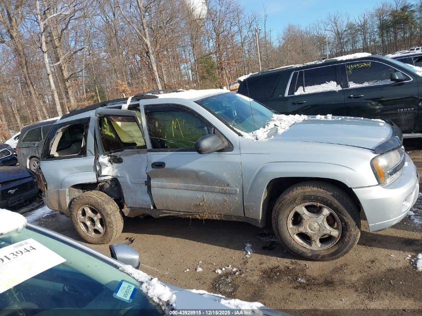 2007 Chevrolet Trailblazer Ls VIN: 1GNDT13S872156949 Lot: 43928915