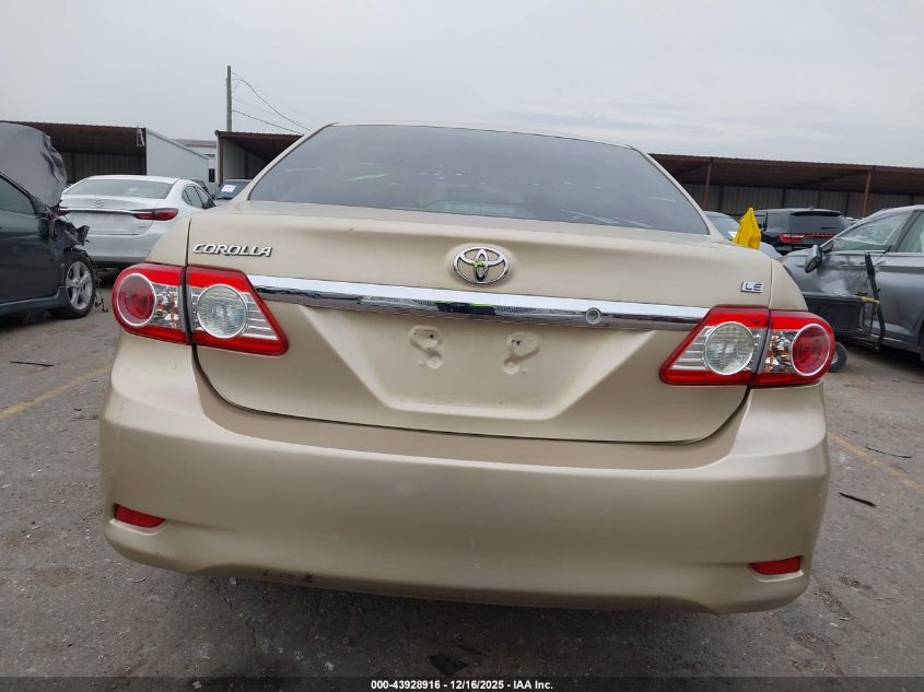 2011 Toyota Corolla Le VIN: JTDBU4EE0B9153033 Lot: 43928916