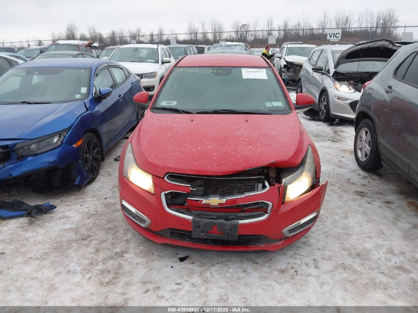 2015 Chevrolet Cruze Eco Manual VIN: 1G1PJ5SB7F7175958 Lot: 43928937