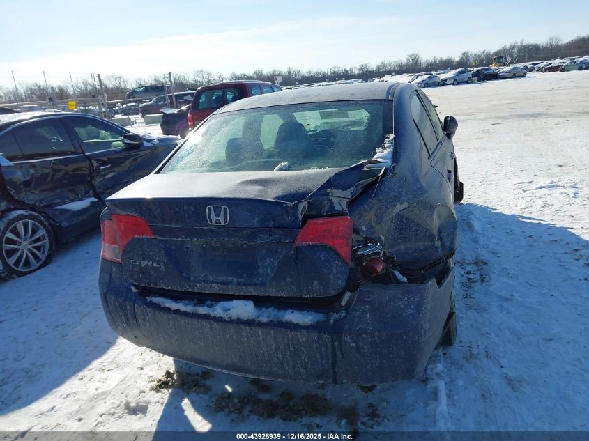 2007 Honda Civic Lx VIN: 1HGFA16507L122707 Lot: 43928939