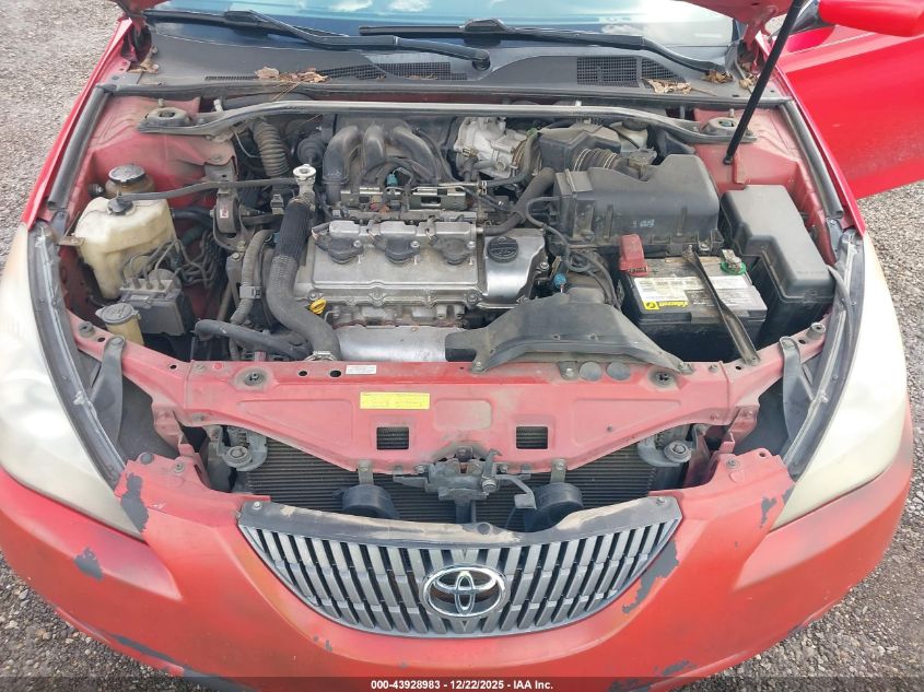 2004 Toyota Camry Solara Se VIN: 4T1FA38P74U028513 Lot: 43928983