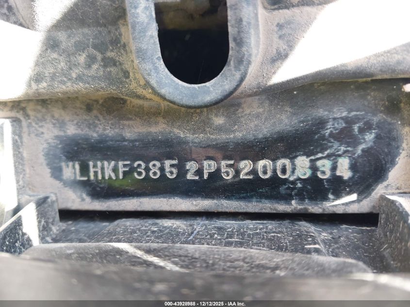 2023 Honda Adv150 A VIN: MLHKF3852P5200834 Lot: 43928988