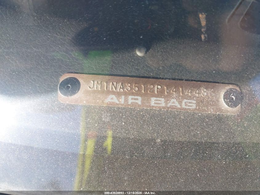 1993 Mazda Mx-5 Miata VIN: JM1NA3512P1414486 Lot: 43928993