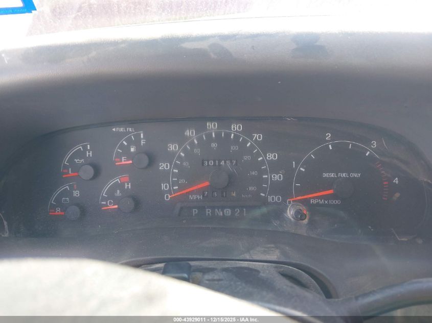 2001 Ford F-250 Lariat/Xl/Xlt VIN: 1FTNX20F61EA47779 Lot: 43929011