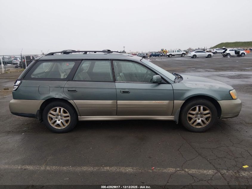 2001 Subaru Outback Limited VIN: 4S3BH686617657312 Lot: 43929017