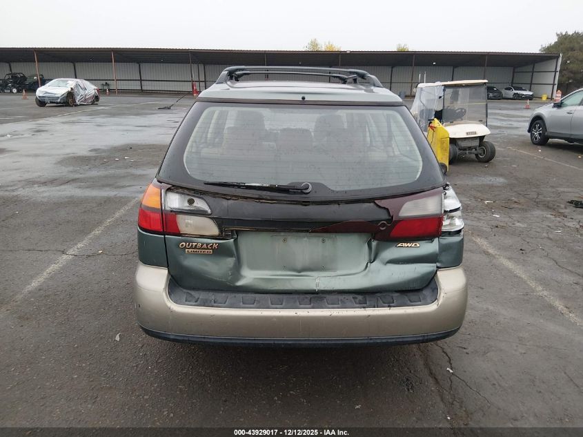 2001 Subaru Outback Limited VIN: 4S3BH686617657312 Lot: 43929017